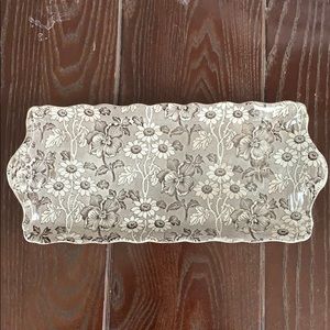 Vintage English Regal ceramic Fenton tray